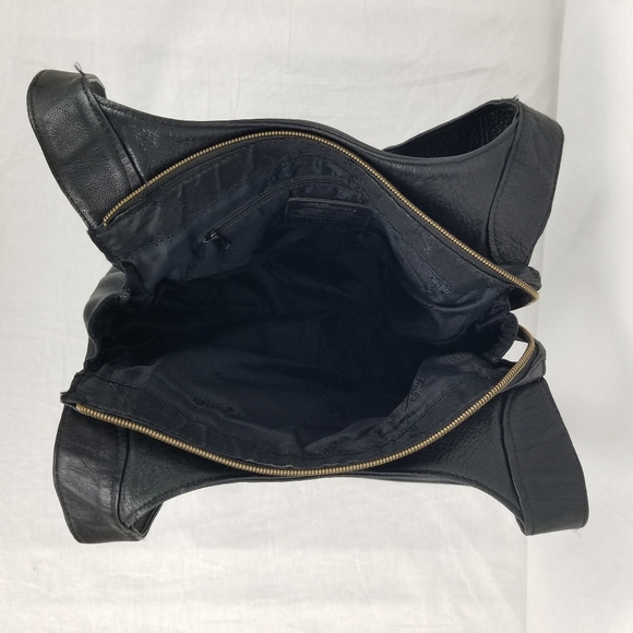 Fossil black shoulder purse genuine leather  #75082 - Picture 10 of 15